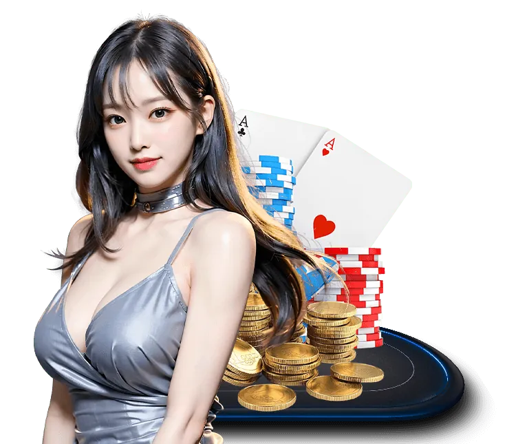 Dealer đang chia bài tại bàn live casino